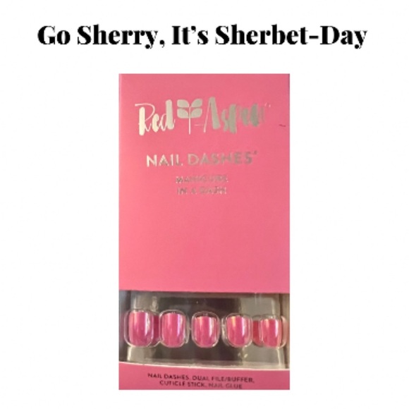 Red Aspen Other - “Go Sherry, It’s Sherbet Day” Petite Nail Dashes